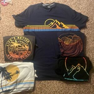 5 Men’s graphic tees XXL Tall